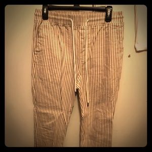 Men’s Pinstripe Joggers